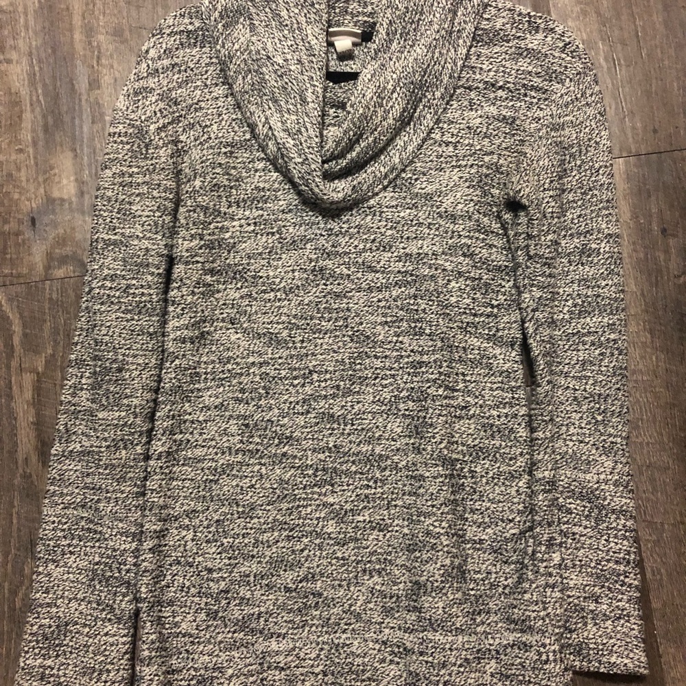 Gently used cozy cowl neck sweater.
